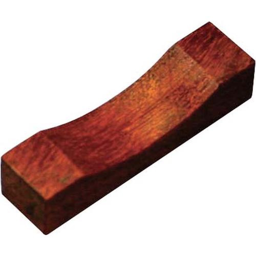 木製 角型箸置 鉄木 目摺り   9-1847-2901