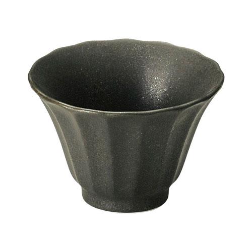 かすみ 黒 8cm深小鉢