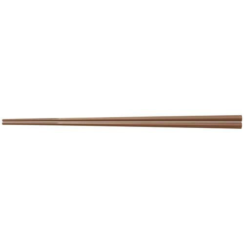 ぐる麺取り箸 茶 ＰＭ－109 30cm  9-0434-1402