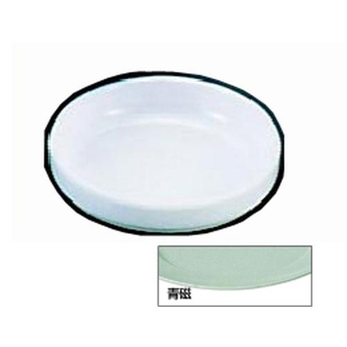 メラミン 漬物皿（フチきったて型）№71 青磁  9-2441-0402
