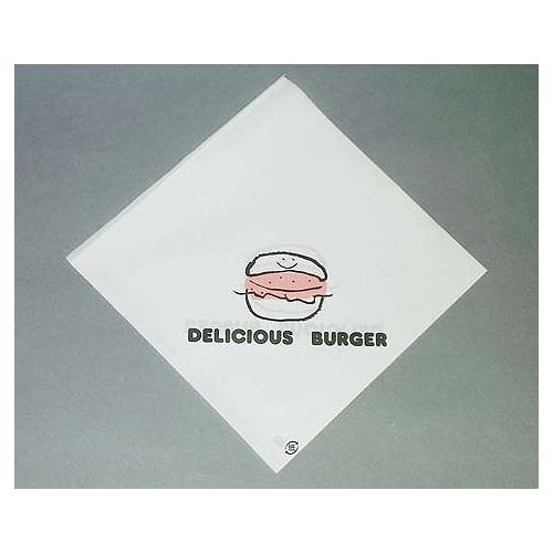 バーガー袋 デリシャスバーガー №18 （100枚入）  9-0981-1001