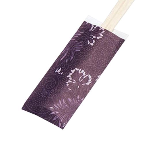 ミニ箸袋「染彩」（500枚束シュリンク） 藤色  9-1570-1001