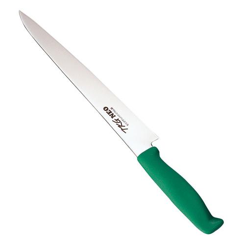 TKG-NEO（ネオ）カラー 筋引 24 cm グリーン 1-0335-0309