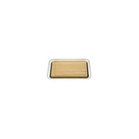 ＵＫ木製カッティングボード（18－8角盆付）   9-1764-1101