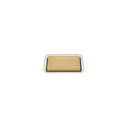 ＵＫ木製カッティングボード（18－8角盆付）   9-1764-1101