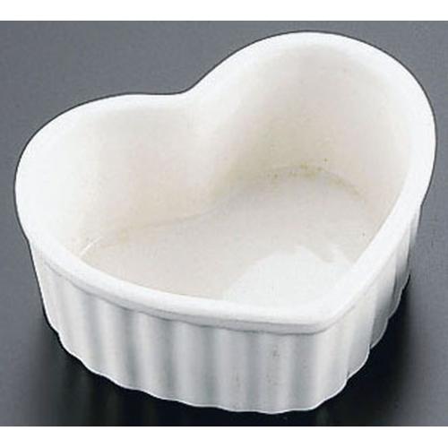耐熱性陶器 ハート型スフレ （10個入）  9-2297-0401