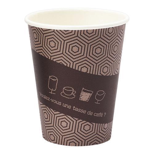 厚紙カップ タッセドカフェ（50個入） 9オンス ＡＣ2850ＴＥＣ  9-0987-1101