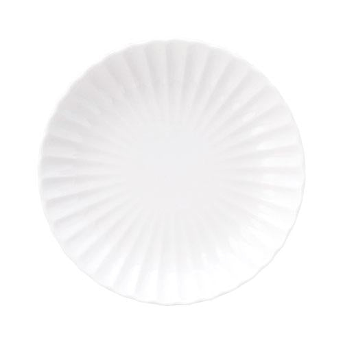 かすみ 白 16.5cm丸皿