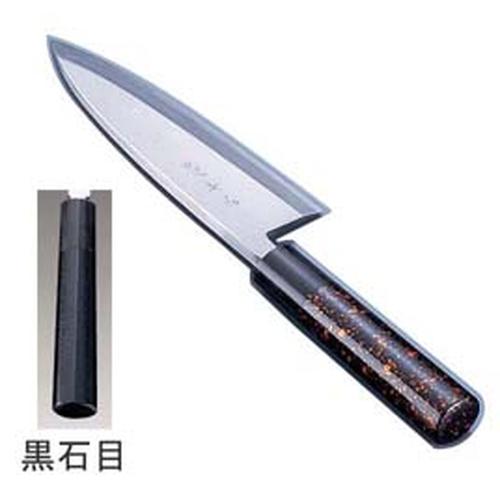 歌舞伎調和庖丁 忠舟 出刃 18 cm 黒石目 1-0301-1008