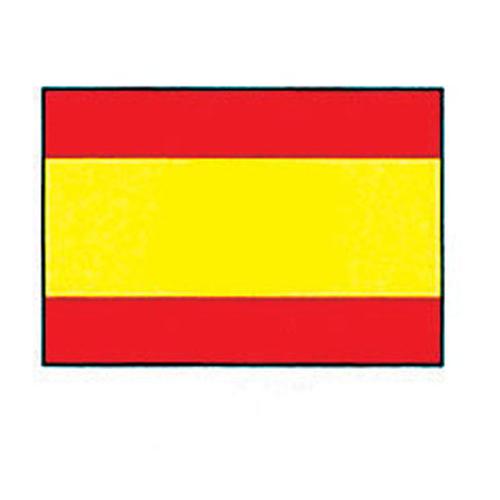 エクスラン万国旗 70×105cm スペイン（紋なし）  9-2552-0701