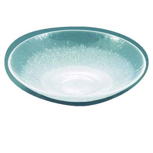 硝子和食器 白雪16 31cm 丸盛込皿   9-2381-1201
