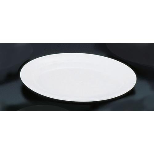 メラミン 小判皿（リム型）   №37 （11.5インチ）   白  9-2440-0205