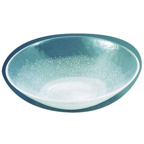 硝子和食器 白雪15 40cm 丸盛込皿   9-2381-1101