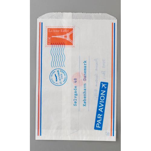 グラシン紙袋 エアメール（100枚入）   9-1155-1101