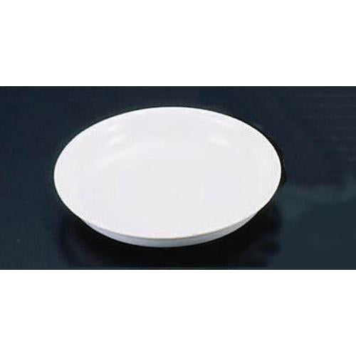 メラミン 和皿 №41  （4寸） 白  9-2440-1103