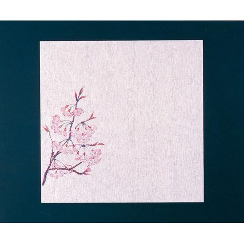 グルメ敷紙5寸（100枚入）桜   9-2180-1701