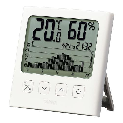 タニタ グラフ付デジタル温湿度計 ＴＴ581ＷＨ  9-0623-0101